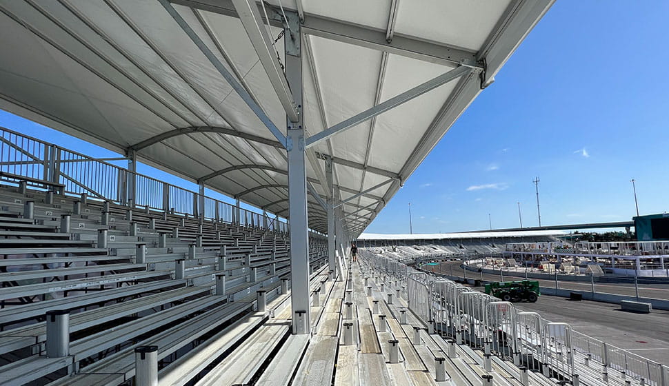 Why Choose KENTEN Aluminum Grandstands for the 2022 F1 Miami Grand Prix
